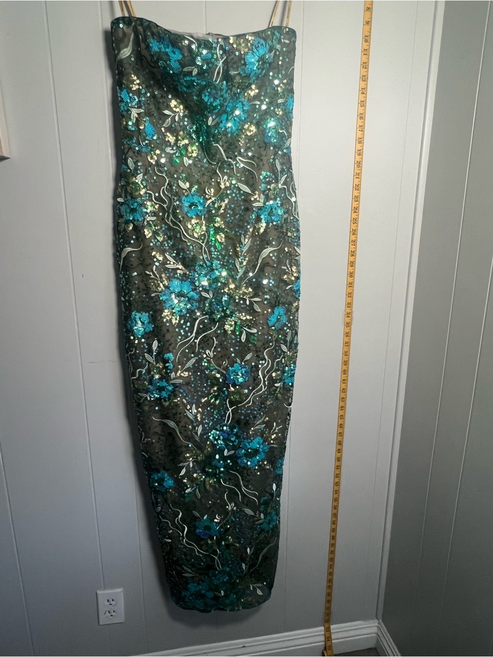 Bronx and Banco
Dahlia Maxi Dress in Teal Multi - Picture 11 of 14